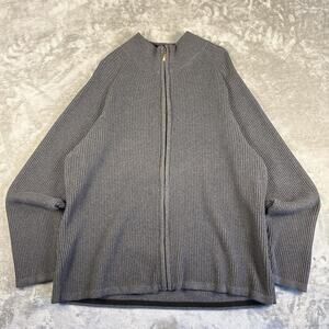 Full Zip Comfy Preppy PGA Tour Signature Collection Golf 100% Cotton Mens